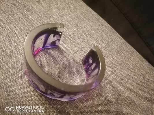 Oggetto - Bracciale rigido viola